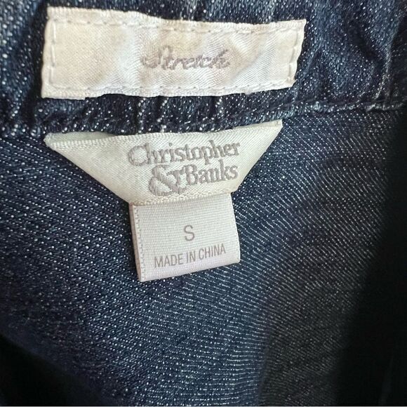 Christopher & Banks Button Front Denim Jacket Size S - Picture 6 of 8